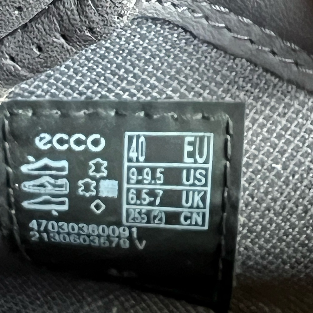 ECCO Soft Monochromatic 2.0 Sneaker Leather‎ Gravity Purple Shoes Casual 40 - Picture 8 of 14